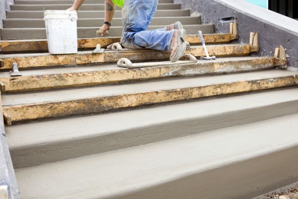 Concrete Steps Pouring in West Jordan