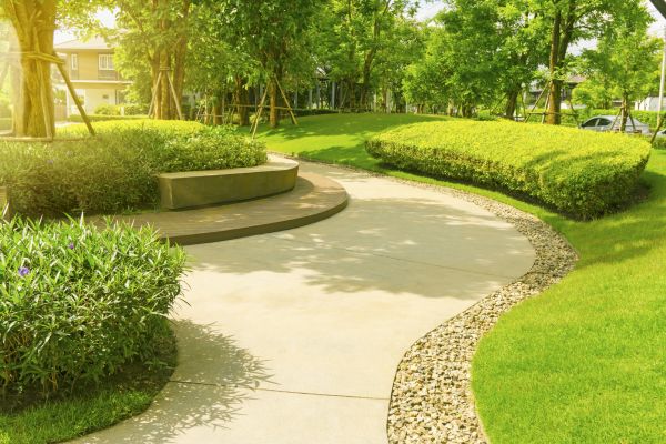 Cement Walkway Installation in West Jordan