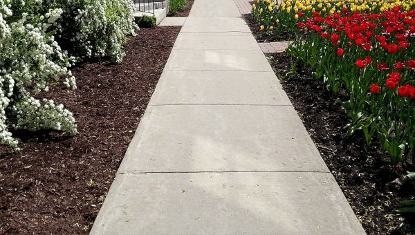 Cement Sidewalk Installation in West Jordan