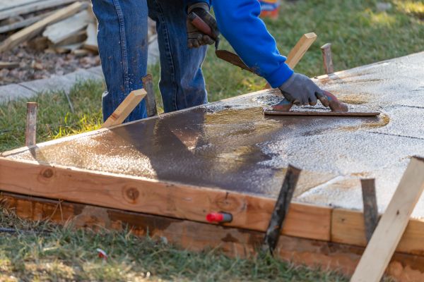 Patio Slab Construction in West Jordan
