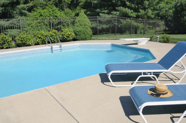 Poolside Concrete Installation in West Jordan