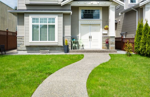 Concrete Path Construction in West Jordan