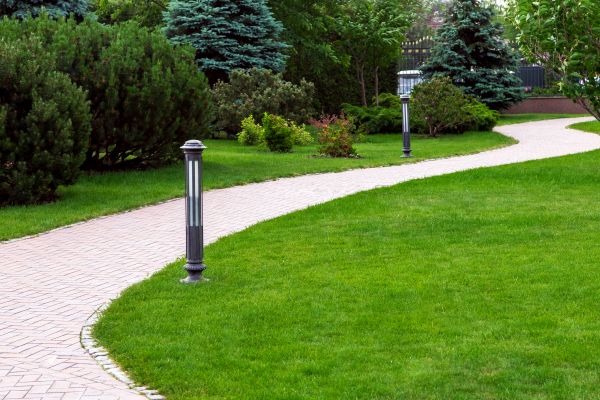 Backyard Sidewalk Installation in West Jordan
